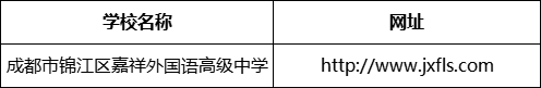 成都市錦江區(qū)嘉祥外國(guó)語(yǔ)高級(jí)中學(xué)網(wǎng)址是什么？