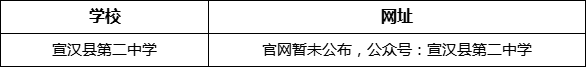 達州市宣漢縣第二中學網(wǎng)址是什么？