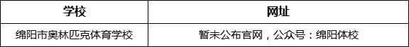 綿陽(yáng)市奧林匹克體育學(xué)校網(wǎng)址是什么？