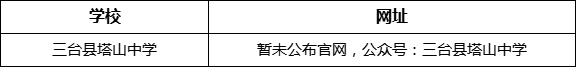 綿陽市三臺縣塔山中學(xué)網(wǎng)址是什么？