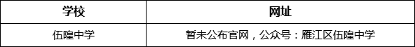 資陽市伍隍中學網(wǎng)址是什么？