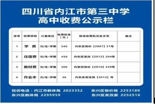2026年內(nèi)江市內(nèi)江第三中學(xué)招生簡章是什么？